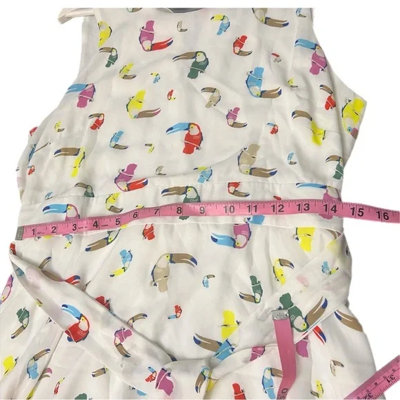 Anthropologie toucan dress: In good condition - Picture 6 of 11